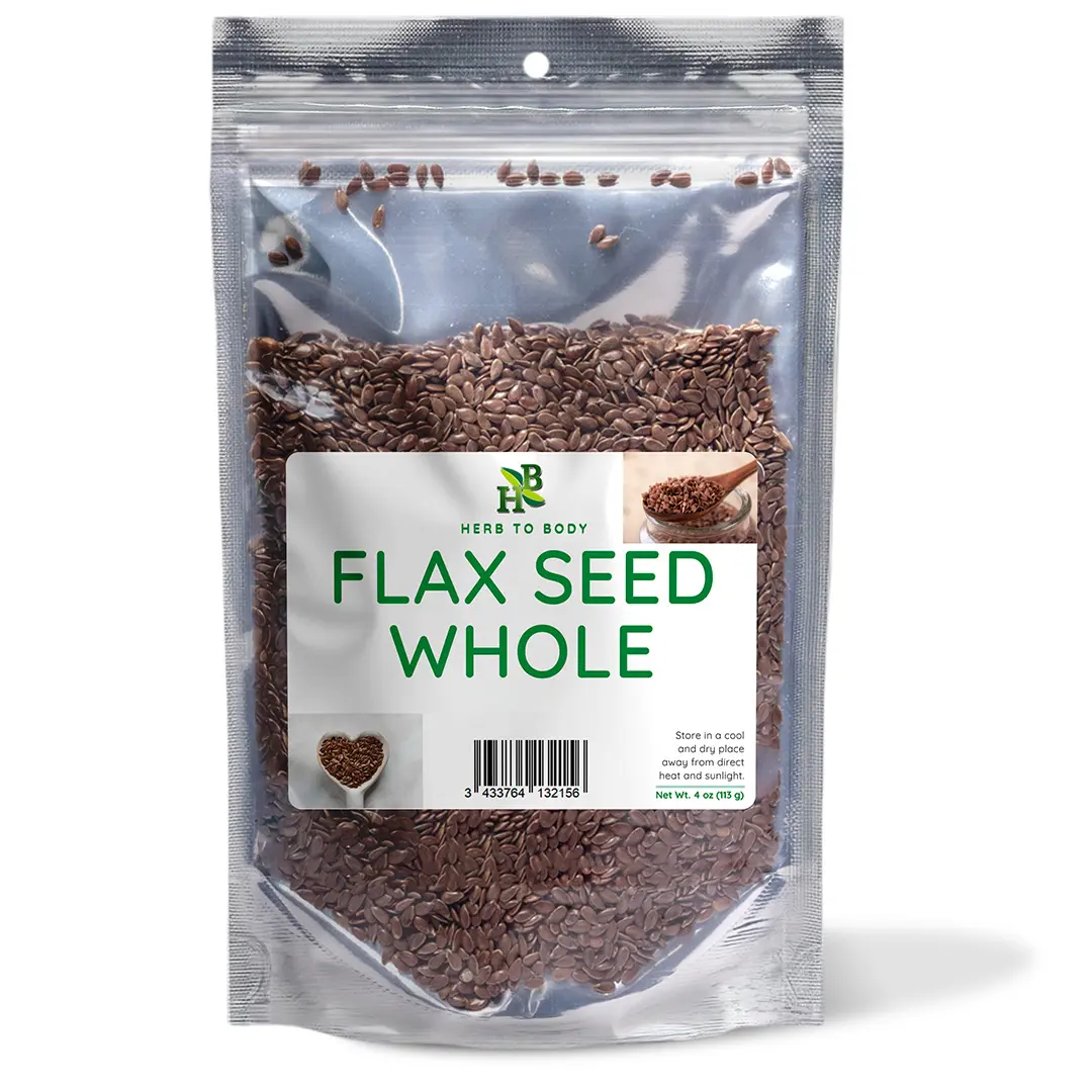 Flax Seed Whole – 4 oz (113 g) | Herb To Body