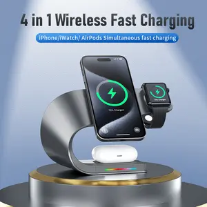 3-in-1 Magsafe Wireless Charger – Magnetic Phone Stand for Desk portable chargers