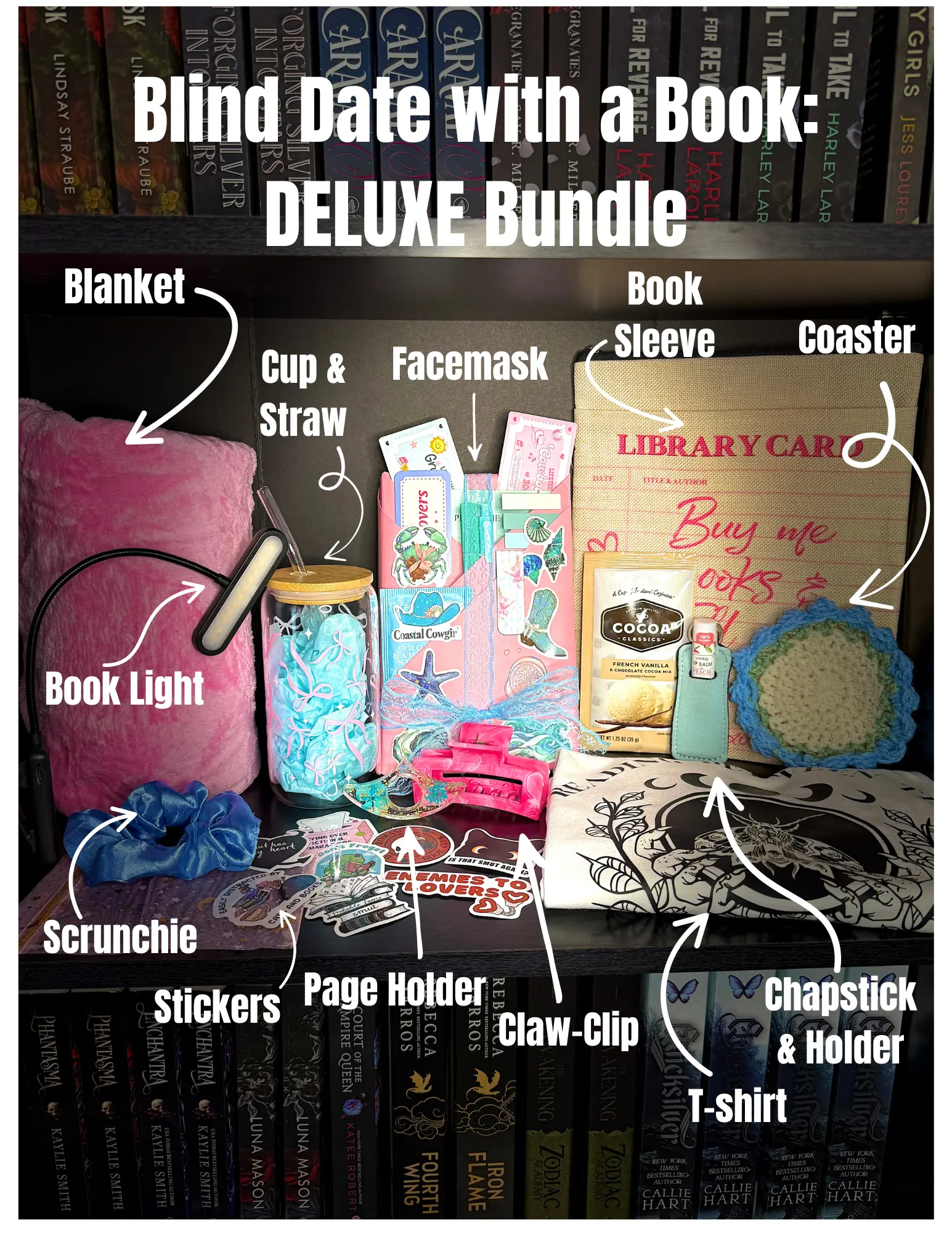 Blind Date with a Book DELUXE  | Bookish Gift | Handpicked Personalized Gift | Book Lovers | Booktok | Spicy | Dark Romance | Romantasy | Horror |