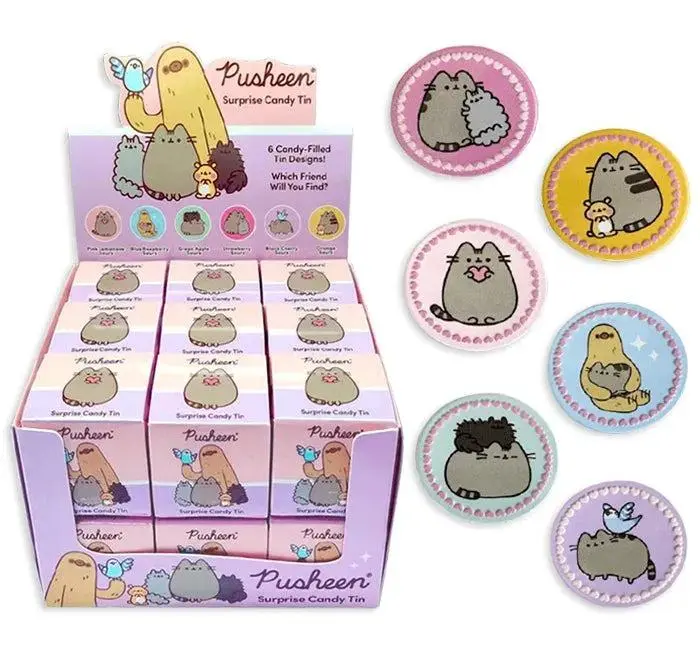Boston America Pusheen Surprise Candy Blind Box Tin 18 ct
