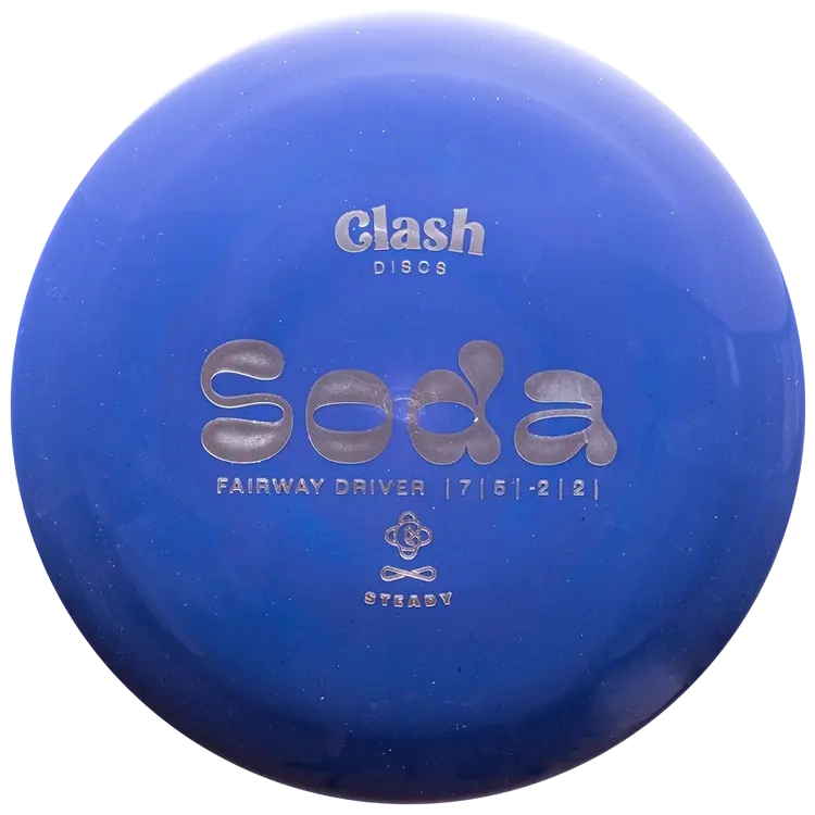 Clash Discs Soda Control Driver - Disc Golf Gear with Shapable Flight and Swirl Rings
