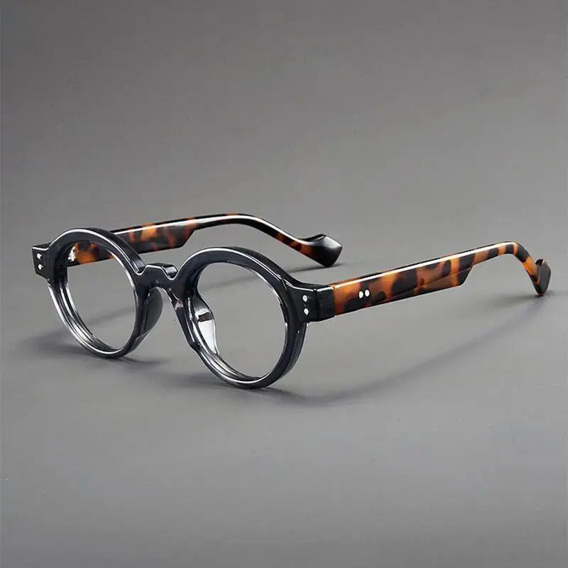 Gray Frame Transparent Tortoiseshell Leg