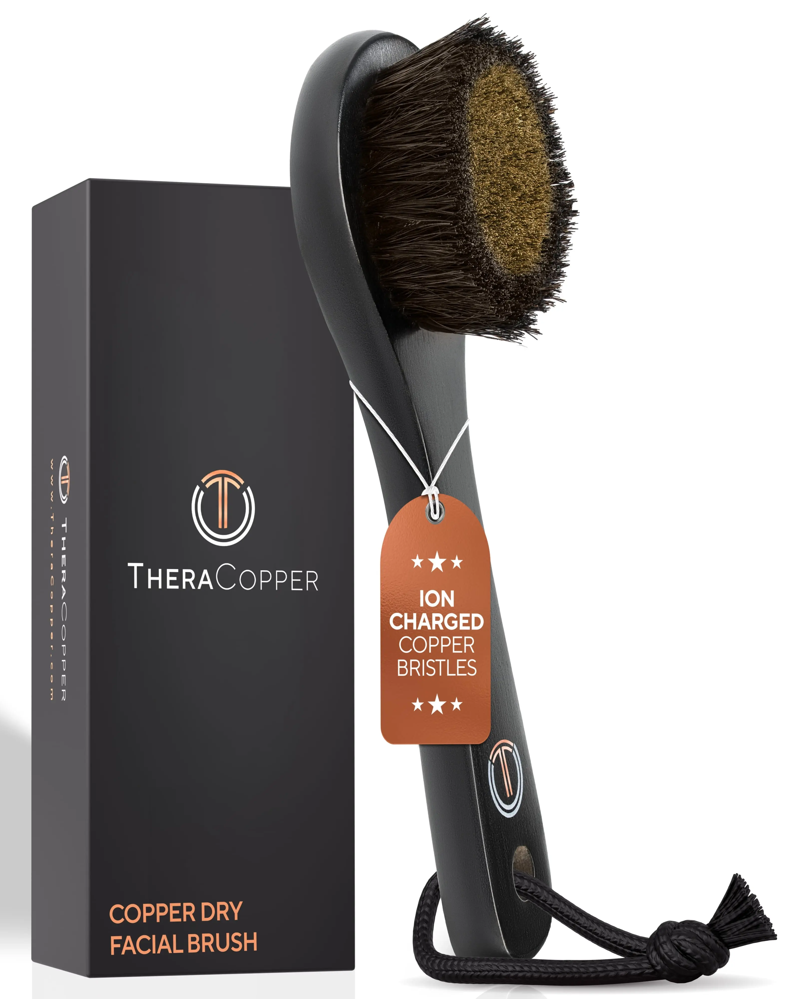 TheraCopper Copper Dry Facial Brush For Women TheraCopper Copper Dry Facial Brush For Women