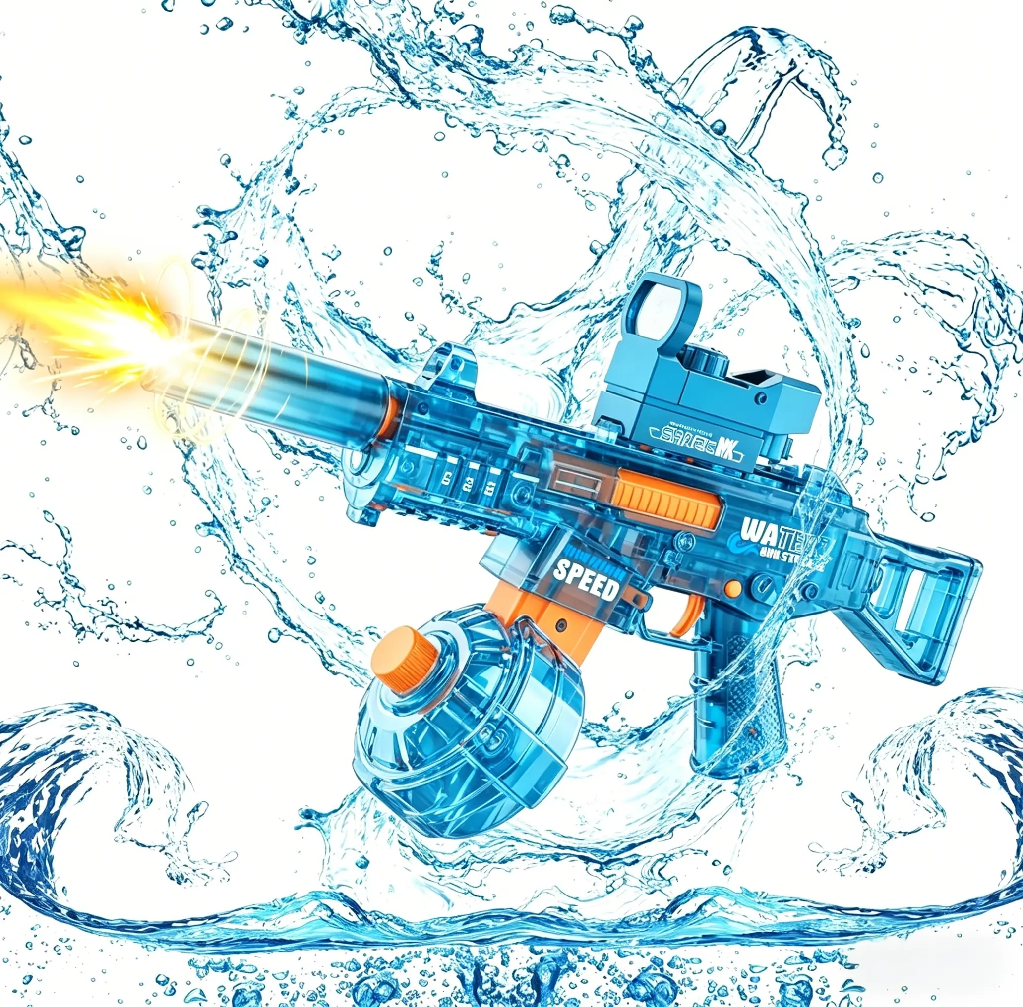Leakproof Water Gun for Kids Outdoor Summer Pool Toy - Children's Day Gift Back to School Splash Game, Outdoor Water Gun Toy for Pool Beach Swimming Summer Games Yard Party