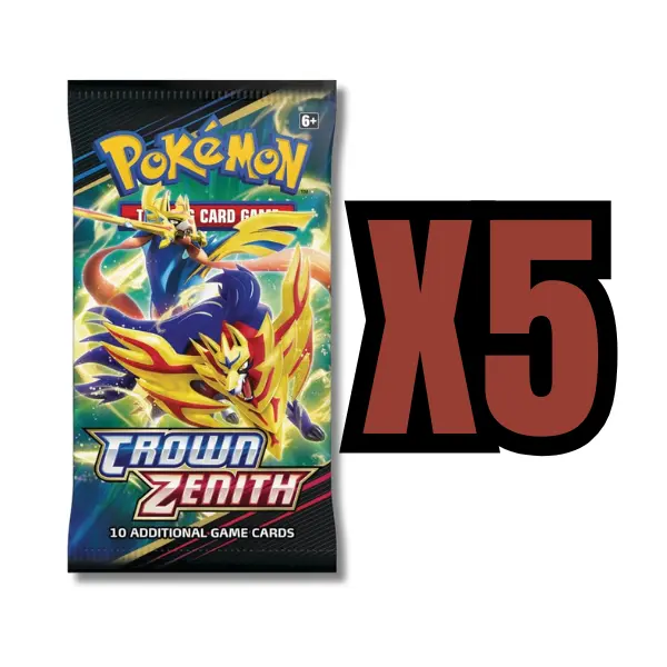Crown Zenith - 5 Pokémon Booster Packs