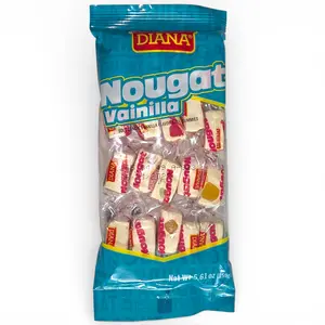 Diana Nougat Vainilla - Creamy Vanilla Flavor Nougat Treat for Snacking Desserts & Gifting 5.61 oz