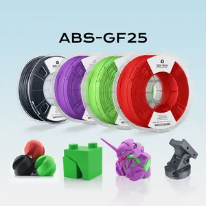 QIDI TECH ABS-GF25 Glass Fiber ABS Filament 1.75mm, High Hardness, Excellent Interlayer Bond, Frosted Surface, Compatible with Most FDM 3D Printers, 1kg Spool (2.2lbs)
