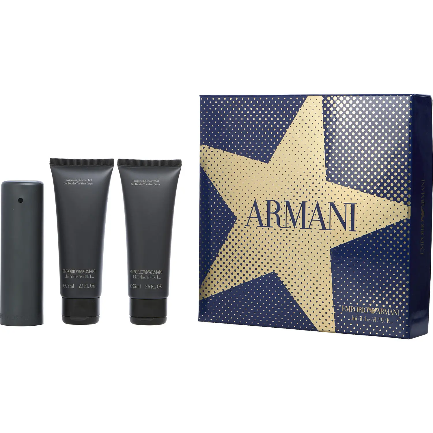 Emporio Armani Set-Edt Spray 1.7 Oz & 2 X Shower Gel 2.5 Oz For Men Emporio Armani Set-Edt Spray 1.7 Oz & 2 X Shower Gel 2.5 Oz For Men