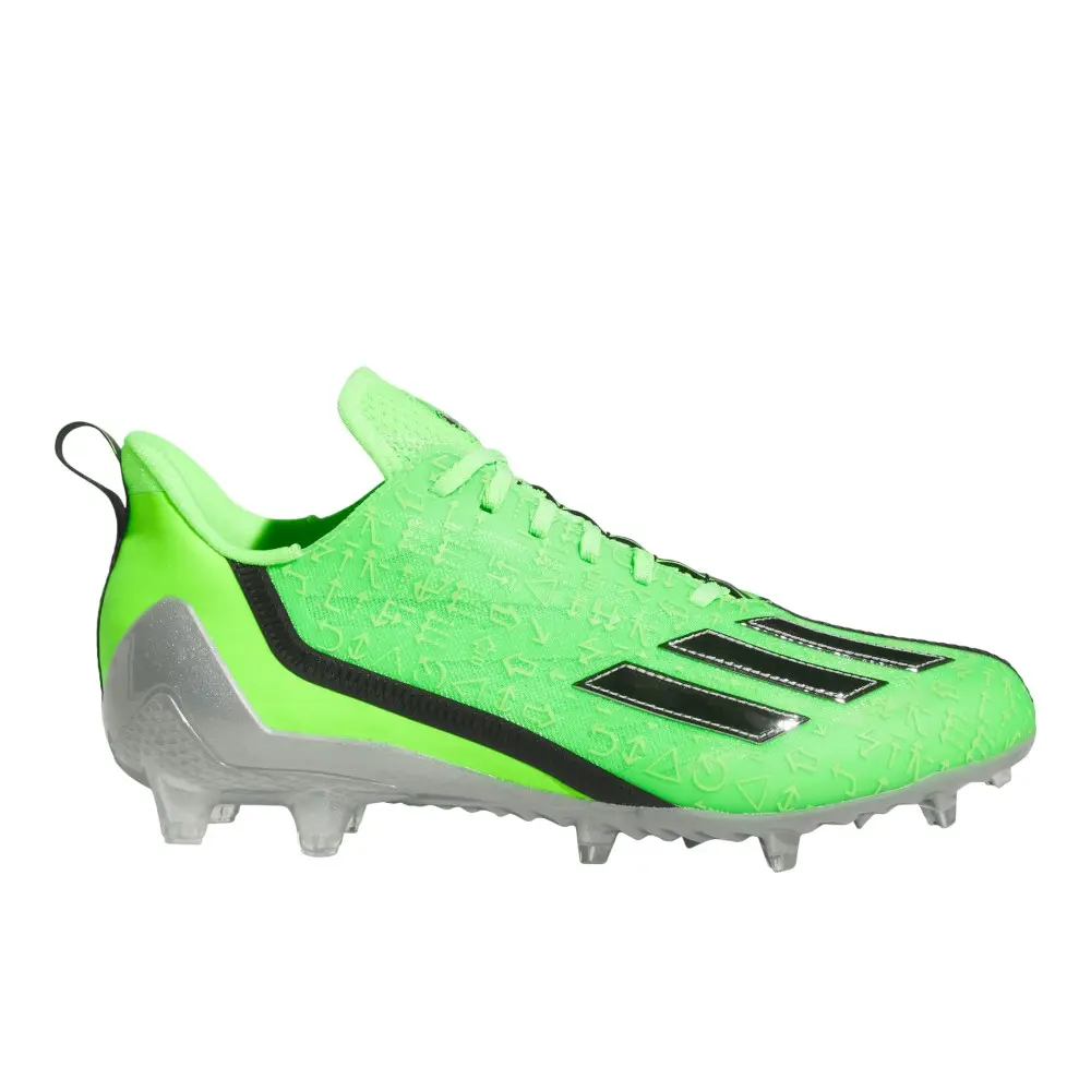 adidas Mens Adizero 12.0 Out Of This World Football Sneakers Shoes - Green adidas Mens Adizero 12.0 Out Of This World Football Sneakers Shoes - Green