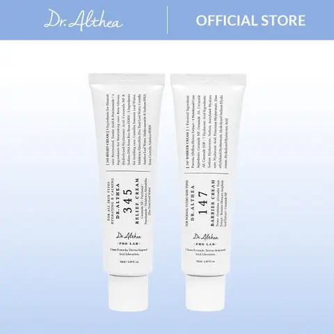 [Dr.Althea Official] Acne Relief & Skin Barrier Moisturizer Duo Set - Soothing Recovery, Deep Hydration, Barrier Enhancement, For All Skin Types, Vegan, Korean Skincare