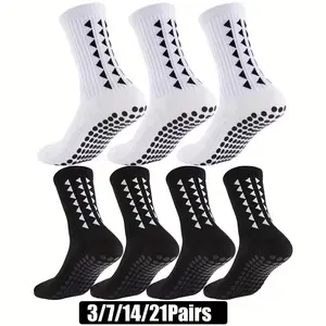 Sports Grip Socks Football Unisex Non-Slip Breathable Athletic Cycling