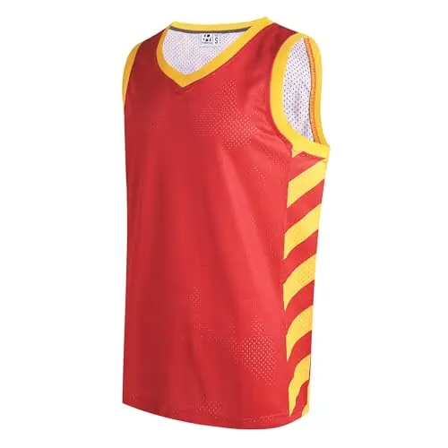 Yellow Neck red Jersey
