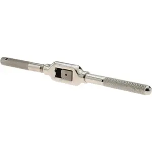 IRWIN Thread Cutting Tap Wrench - Straight Handle, #0 to 1/2 in Tap Capacity, 9-1/4 in Overall Length, Model 311088