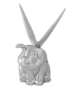WINGED PIG HOOD ORNAMENT - CHROME DIE CAST