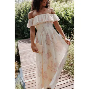 Jemira Maxi Dress - Lavender Floral
