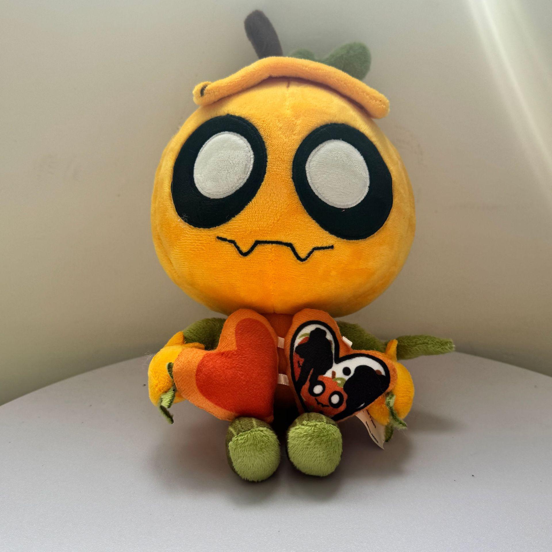 Gourdy Plush Plush Halloween Pumpkin Smiling Soft Stuffed Doll Cute Plush Toy Collectible Gift Home Decoration