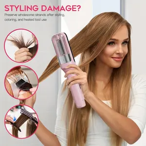 Portable Wireless Hair Trimmer, Rechargeable Split Ends Clipper, Ideal for Home & Travel, Convenient Hair Care Tool, 1 Box