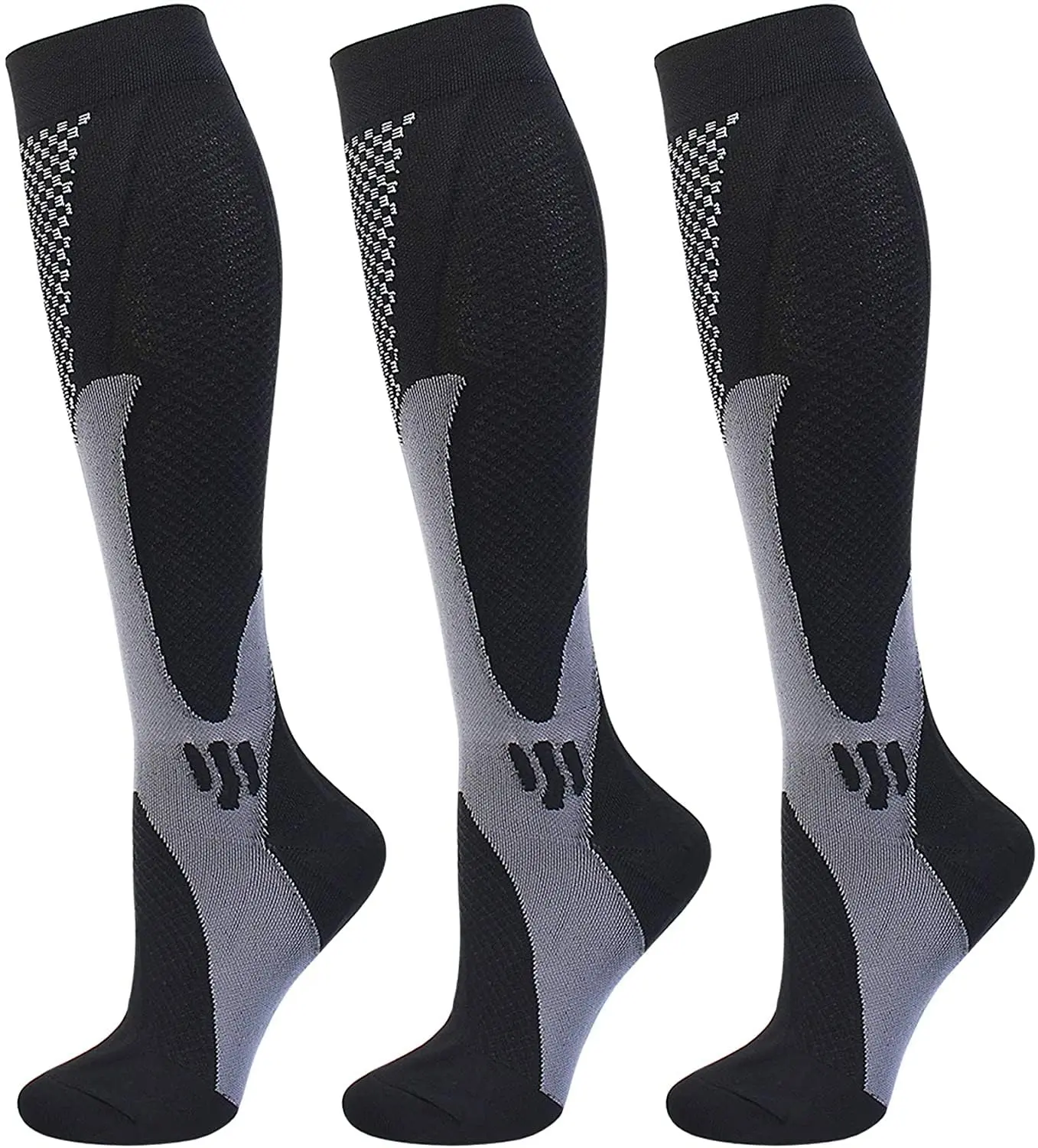 Sports Calf Compression Socks Running Women's Men's Basketball Skipping Socks Long Tube Breathable antislip  socks