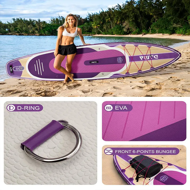 Paddleboard – Extra Wide 36" Inflatable SUP with Dog Ramp Kit, Complete Set for Adults, Includes Single/Double Paddle, Kayak Seat, and All Accessories – Perfect for Outdoor Sports
