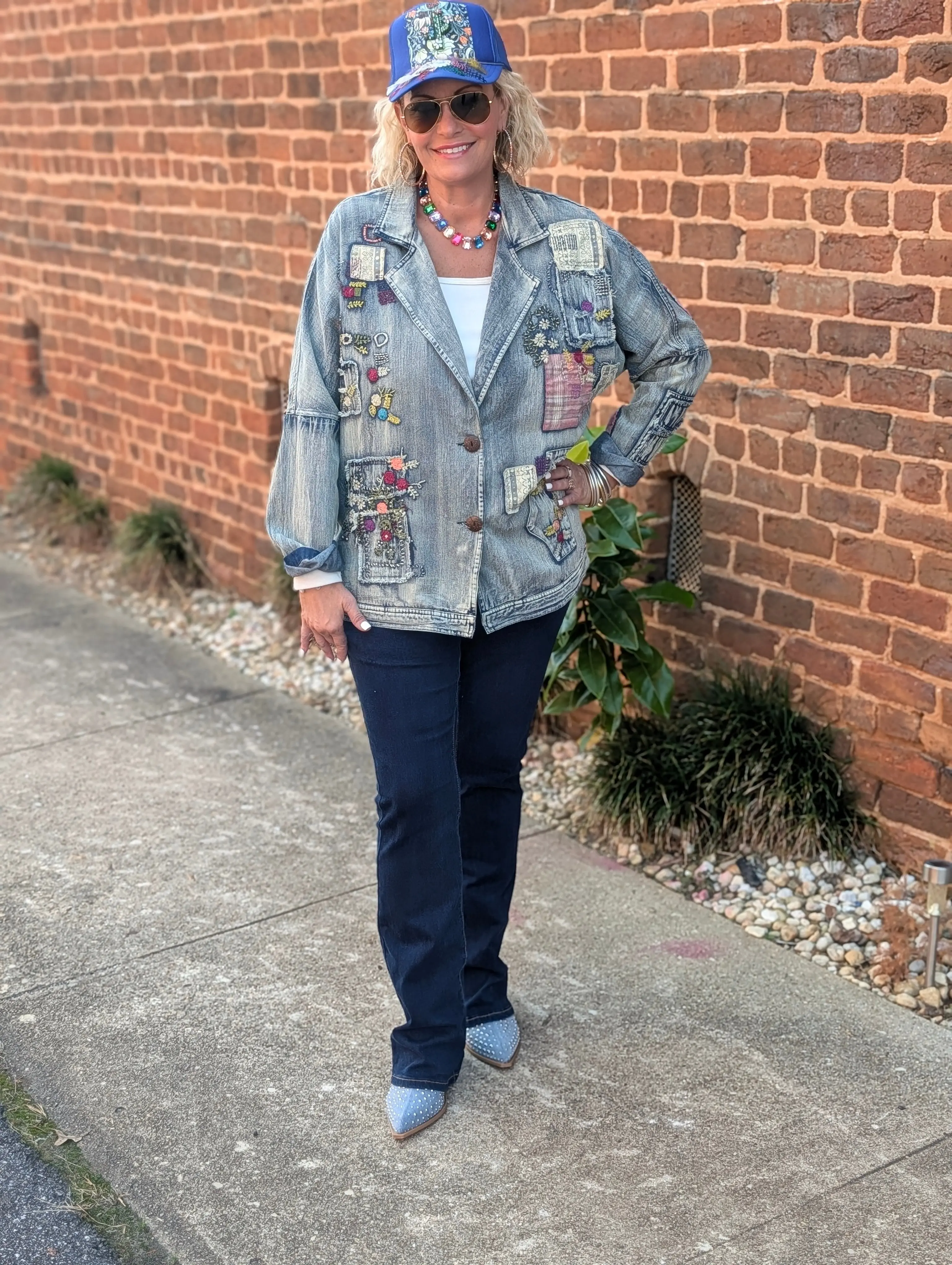 Patchwork Denim Jacket Patchwork Denim Jacket