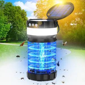 【BlueLage】 very  effective catcher ， electric bug zapper, mosquito trap, insect bait ，nontoxic pest control | family safe pest control，house indoor  ， home supplies ，insect control | Solar Pest Repellent，control outdoor ，Use to garden and   backyard