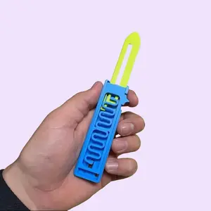 Retractable Fidget Toy Click Slider – 3D Printed Stress Relief Desk Gadget | Satisfying Push & Slide EDC Toy