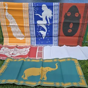 Traditional Santeria Mat for Orishas and Eggun - Straw Mat for Yoruba Osha-Ifa Ceremonies & Altars