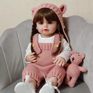 Baby Doll - Realistic Girl Doll, Realistic Newborn Doll, With Feeding Toys, Suitable For Children Over 3 Years Old