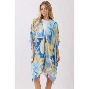 PC84 | Tropical Floral Kimono | MS0474