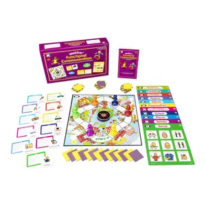 Webber Functional Communication Games for Nonverbal Students, AAC Speech Therapy & Language Development Activities with Picture Communication Symbols, Bingo, Lotto, Tic-Tac-Toe & Spinner Games for Autism, Preschool, Special Education & SLP Use