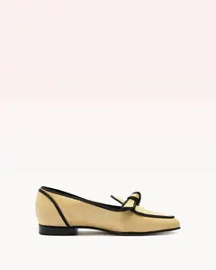 Grosgrain Raffia Loafer