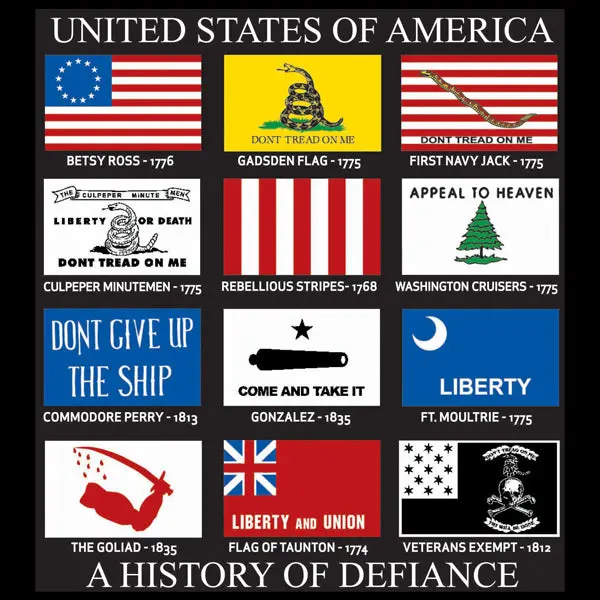 2" x 3" Flags of Defiance Tactical Patches