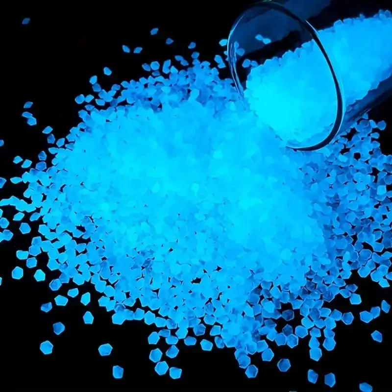 Glow in the Dark Pebble, 1000pcs/bag Luminous Rocks, Decorative Stone for Outdoor Garden Path Lawn and Fish Tank, Home DIY Decoration Supplies, Garden