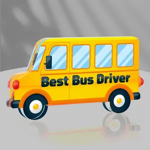 School Bus Driver Appreciation Gifts for Men Women Graduation Gift Bus Acrylic Appreciation Gifts Bus Driver Gifts Graduation Birthday Gift for School Bus Driver