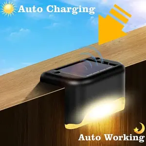 Solar Pool Side Lights Changing Solar Deck Lights Outdoor LED Step Light Waterproof Pool Accessories Decor for Stairs Fence Yard Driveway Pathway Yard Backyard Garden