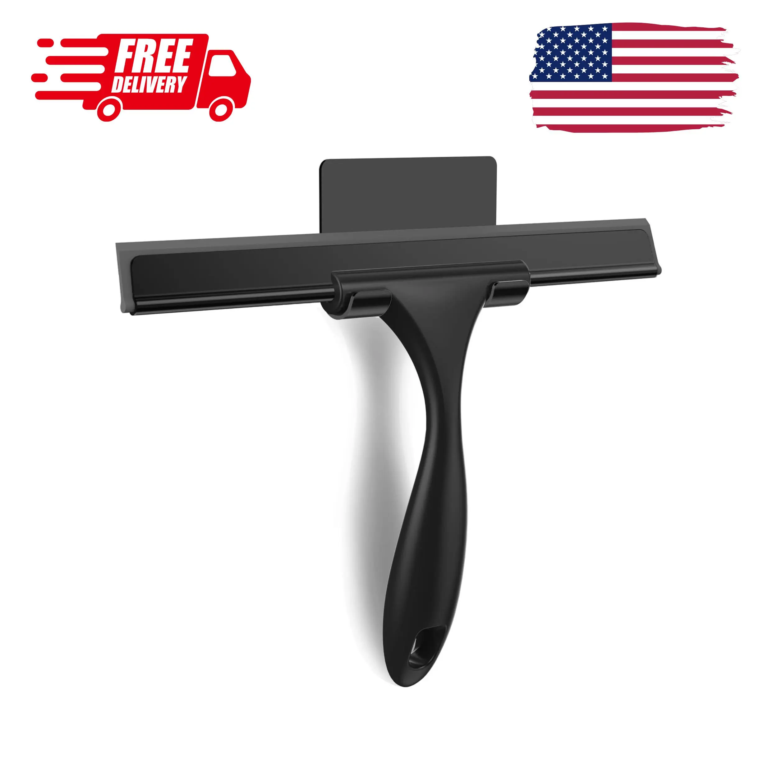 Squeegee for Shower Glass Door Stainless Steel 10 Inches