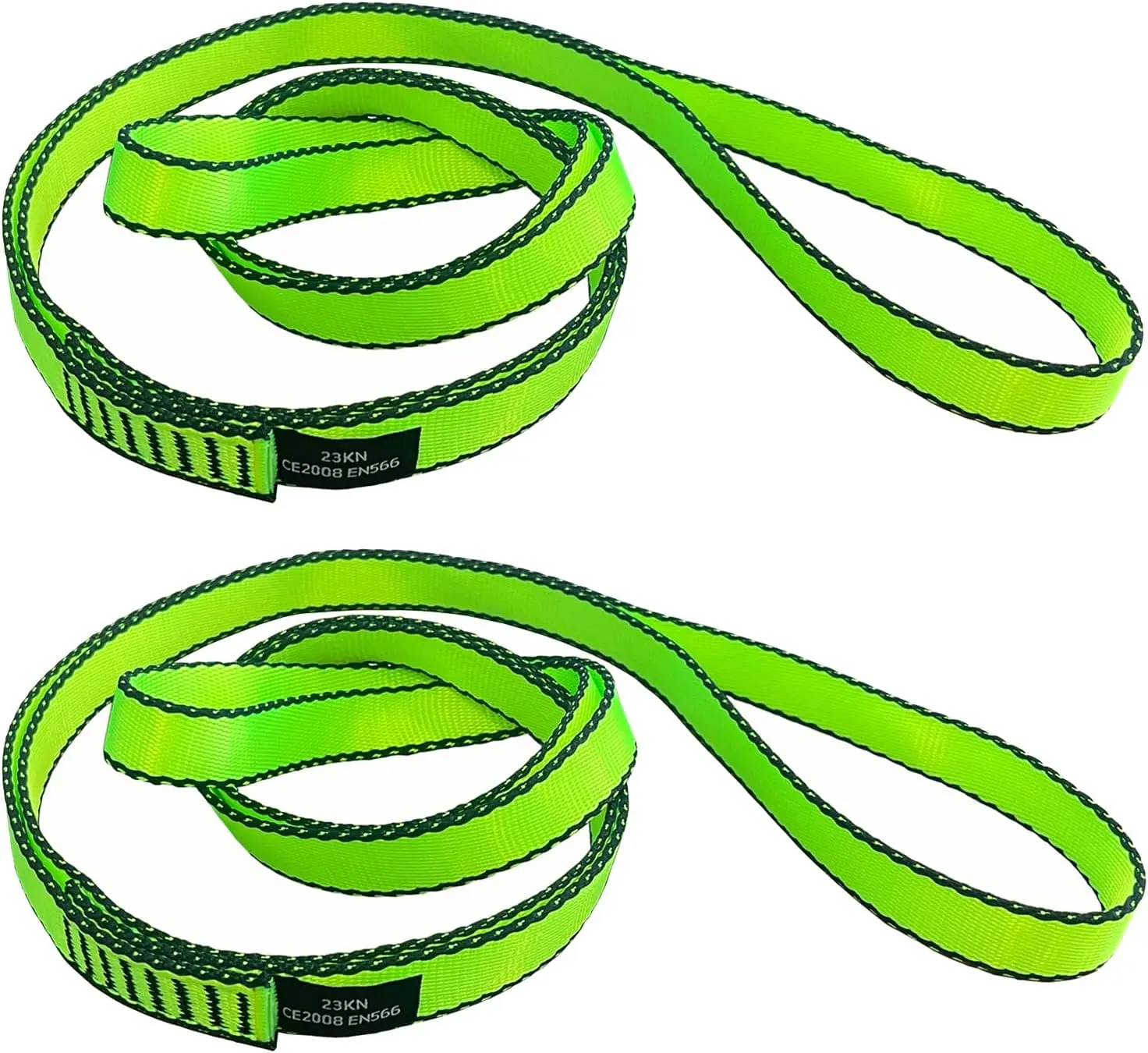 18mm Nylon Climbing Sling Runner 23KN Heavy Duty Anchor Strap for Rock Climbing Mountaineering Hiking Rappelling Rescue Outdoor Safety Gear campingessentials