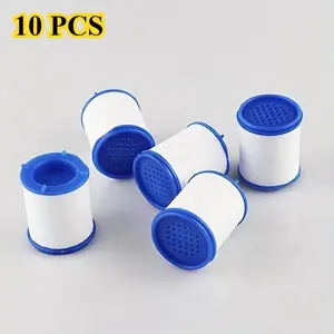 10 Replacement Water Filter Cartridges, Ideal for Faucet and Shower Head Purification System, Universal Sink Water Filter Components, Replacement Filters Set