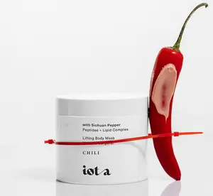 iota Superchili Body Mask — Firming & Tightening Leave-On Body Mask, Sichuan Pepper + Peptides, Crepey Skin Treatment, Yuzu Scent, Skin Smoothing Body Care, 8.4 fl oz