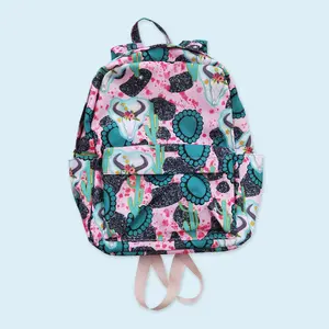 Baby girls western cactus backpack back to school bag