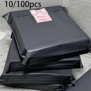 Durable Shipping Bags, Thick Logistics Packaging Bags, Reusable Clothing Delivery Bags, Multiple Sizes Available, 10/100 Pieces