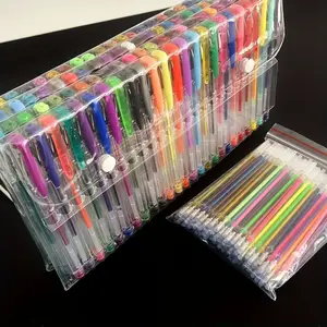 100 Premium Metallic Glitter Gel Pen Refills, Halloween & Christmas Crafts, School & Office Supplies, Art Drawing, Marking, DIY Use