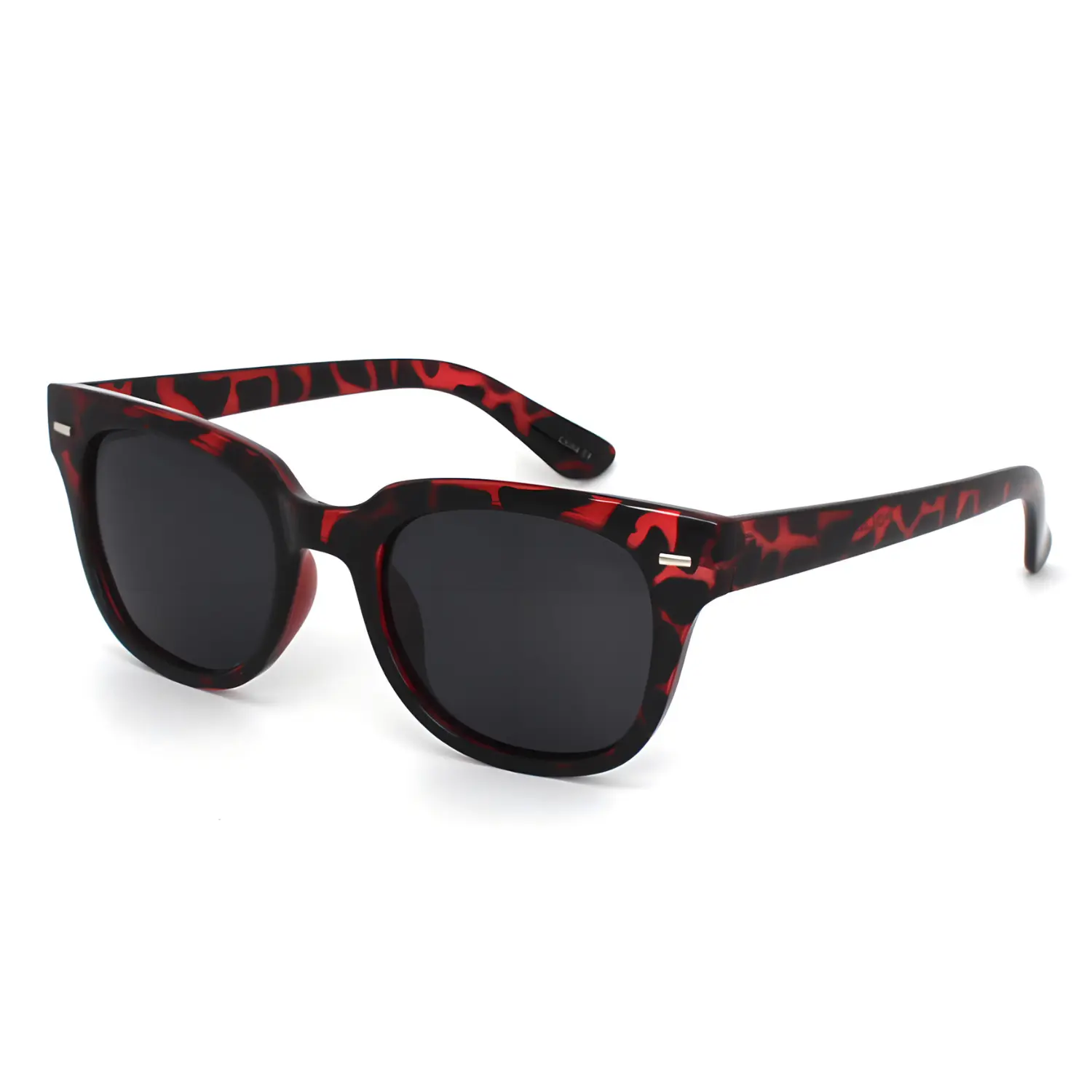 Volt — Red Tortoise Polarized Square Sunglasses