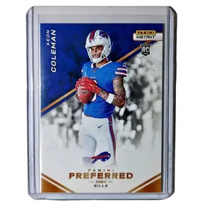 Keon Coleman 2024 Panini Preferred NFL #17 Rookie Card Buffalo Bills 1/335