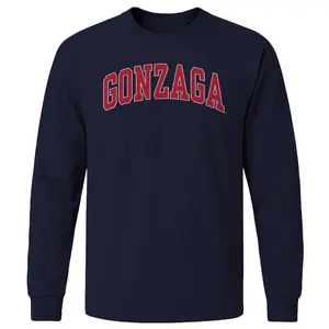 Gonzaga University Classic Long Sleeve T-Shirt (Navy)