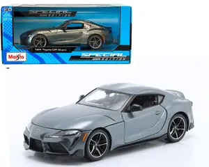 Maisto 1:24 2022 Toyota GR Supra – Grey Diecast Model Car