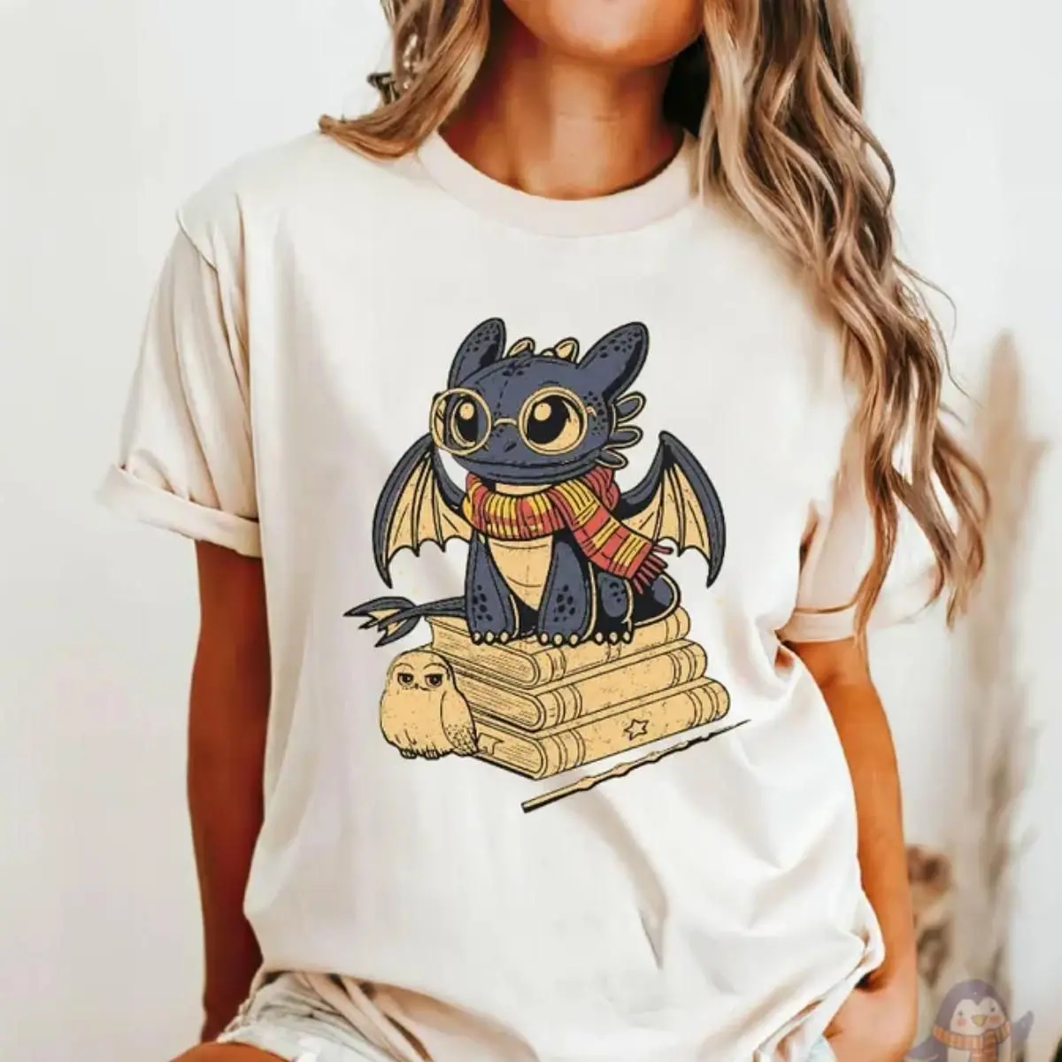 Comfort Colors Toothless Wizard Shirt, Magic Dragon Book Tee, Fantasy Dragon Shirt, Dragon Fan Shirt, Cute Night Fury Gift Shirts, Unisex Garment-Dyed Tee, Classic Streetwear