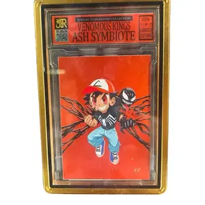 Ash Ketchum Venom Themed Collectible Art Card