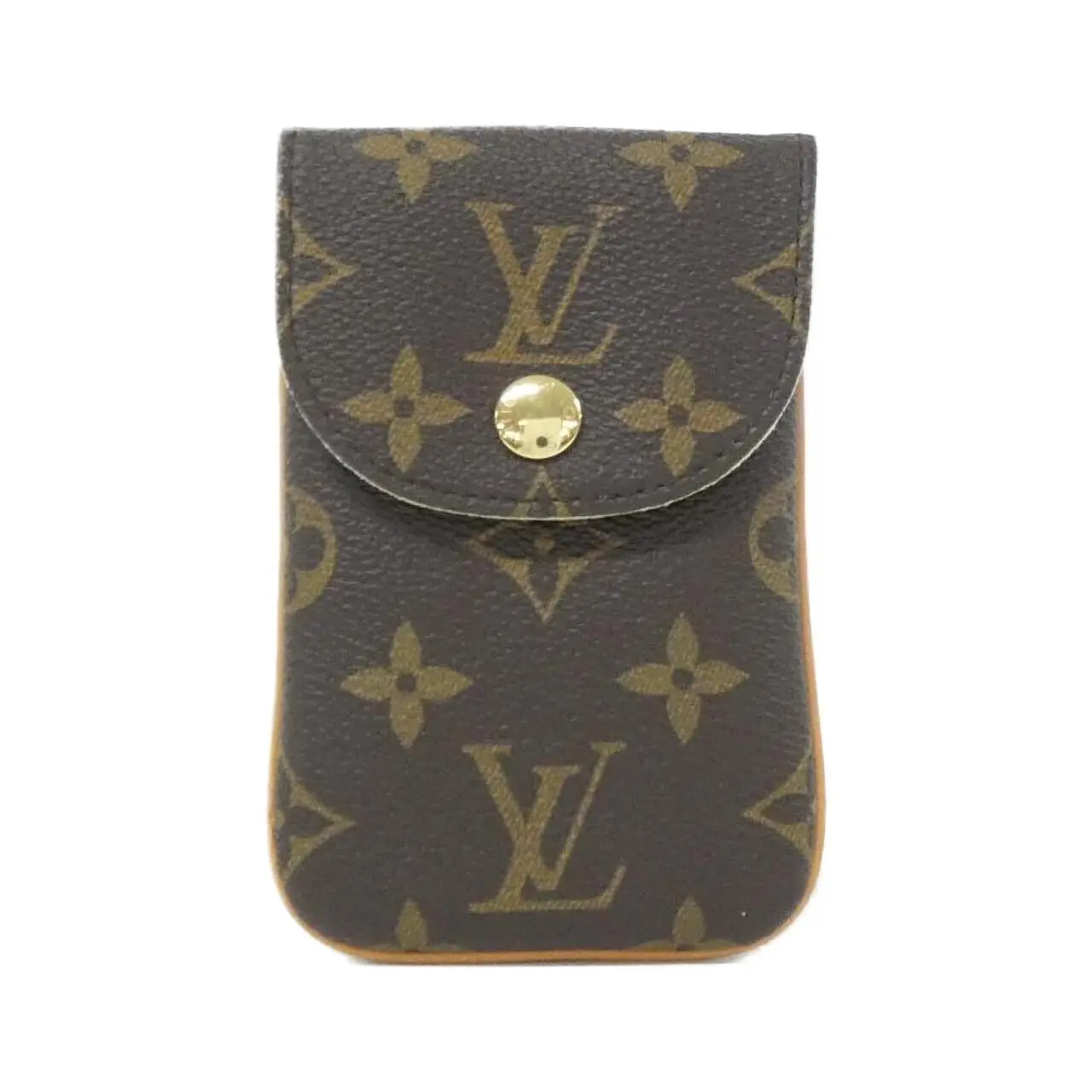 Pre-owned Louis Vuitton Canvas Small Leather Goods Monogram Phone Case