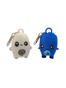 Air & Water Spirit Keychain Toy – Cute Collectible Gaming Figure – 3D Printed Desk Toy – Fun Fidget Keyring – Durable & Lightweight Gift for Gamers & Kids